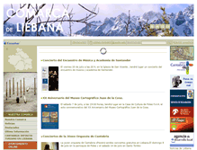 Tablet Screenshot of liebana.net